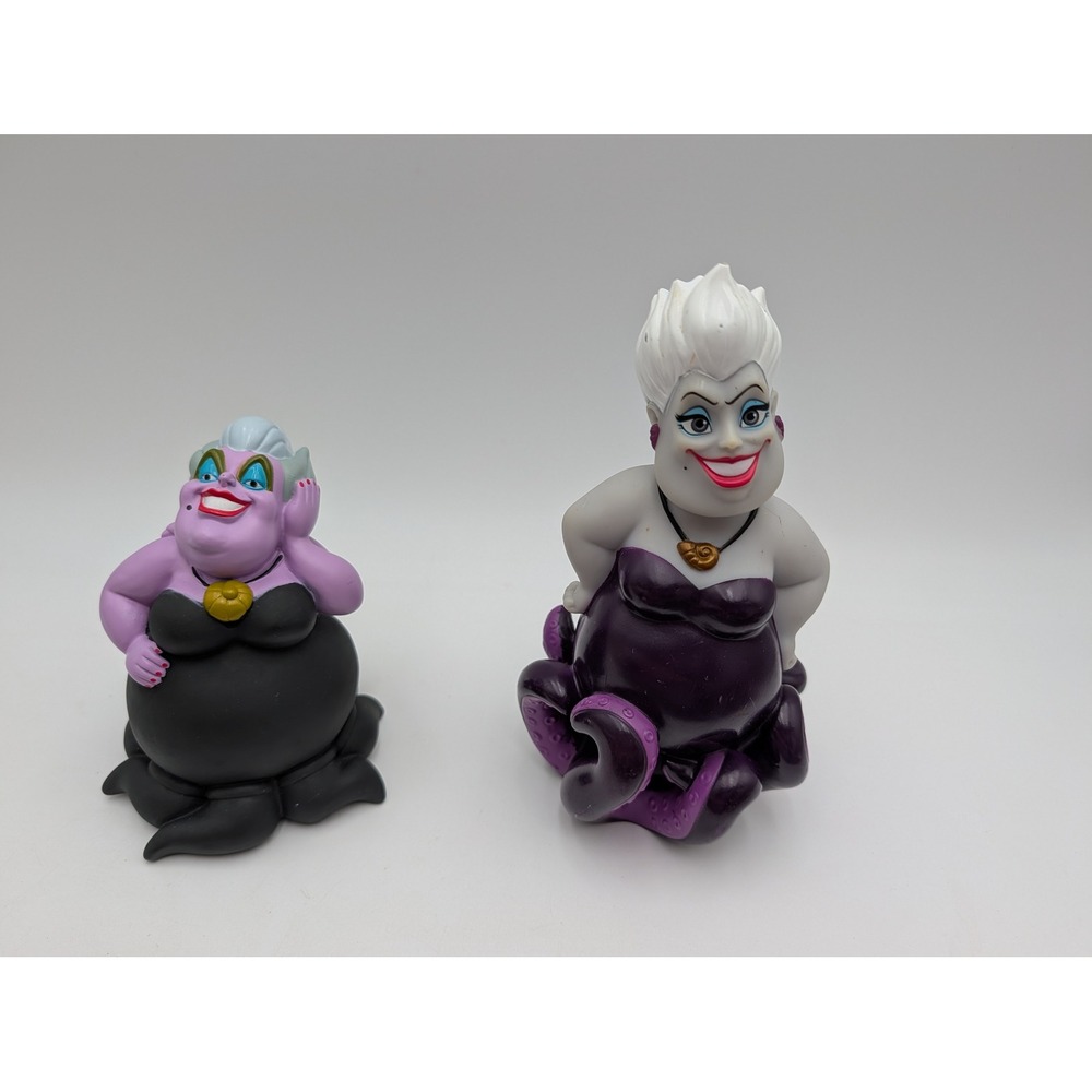 Disney Ursula Sea Witch Figure The Little Mermaid Lot of 2